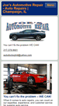 Mobile Screenshot of joesautomotiveil.com