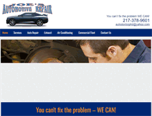 Tablet Screenshot of joesautomotiveil.com